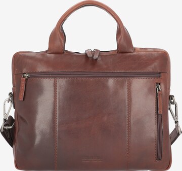 Sac d’ordinateur portable 'Roma' LEONHARD HEYDEN en marron : devant