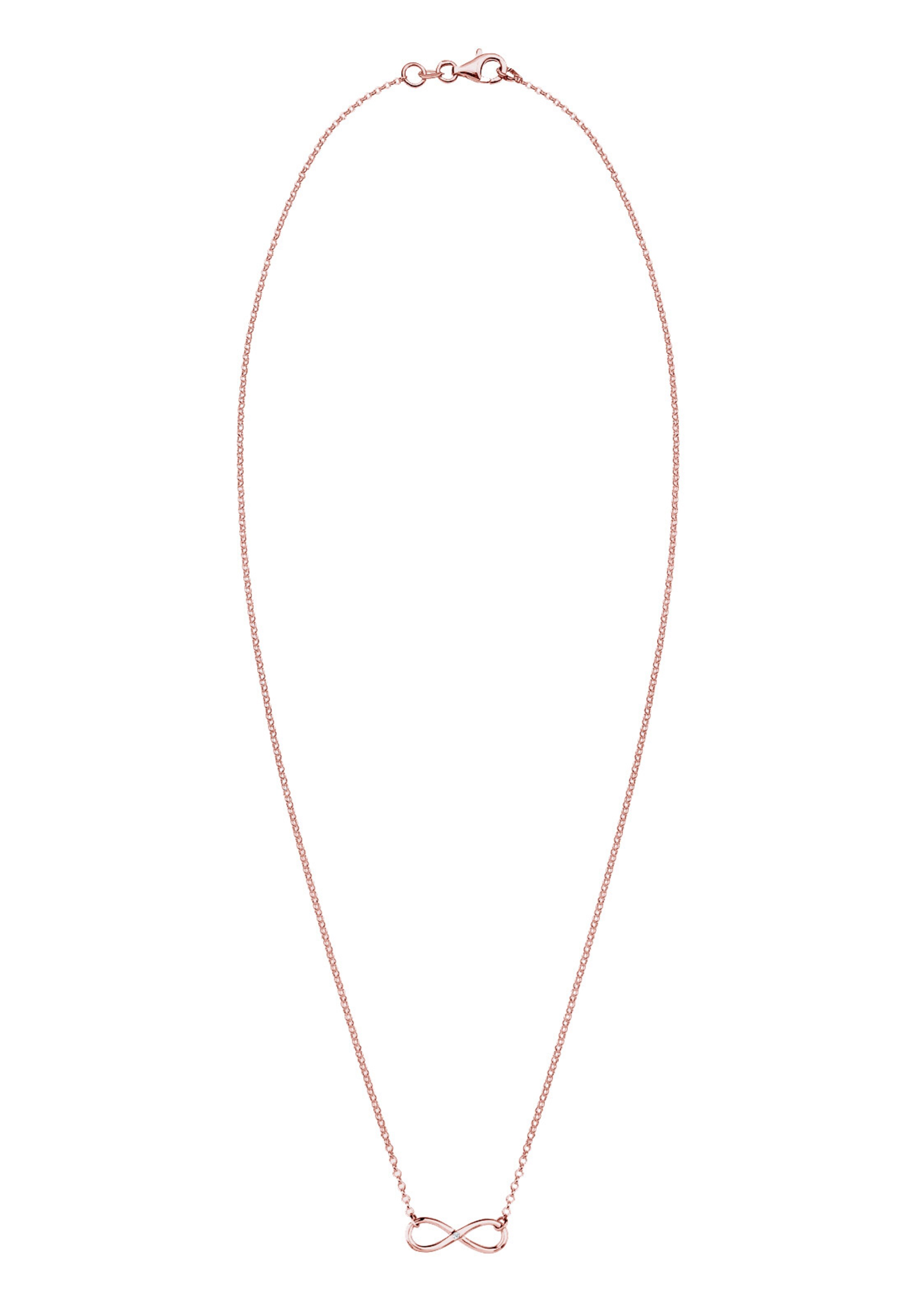 Elli DIAMONDS Kette 'Infinity' in Gold: Vorderseite