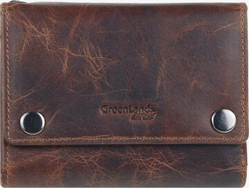 Greenland Nature Wallet in Brown: front