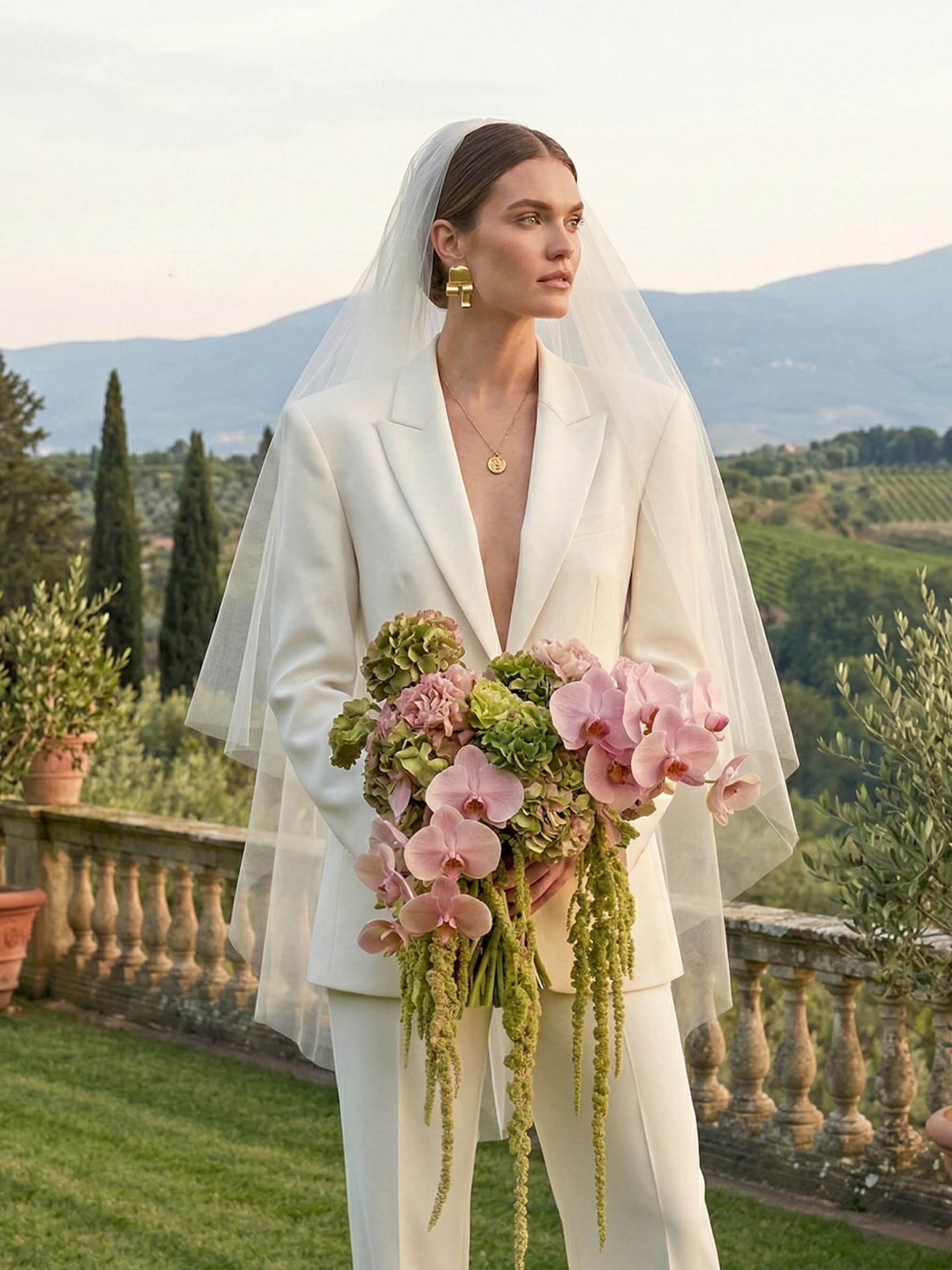 Pakken, jumpsuits en andere stijlen voor de bruid Alternatieven voor trouwjurken