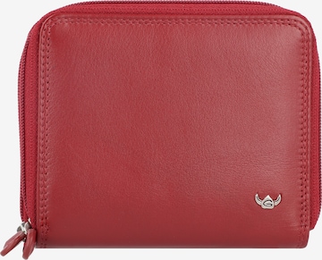 GOLDEN HEAD Wallet 'Polo' in Red: front