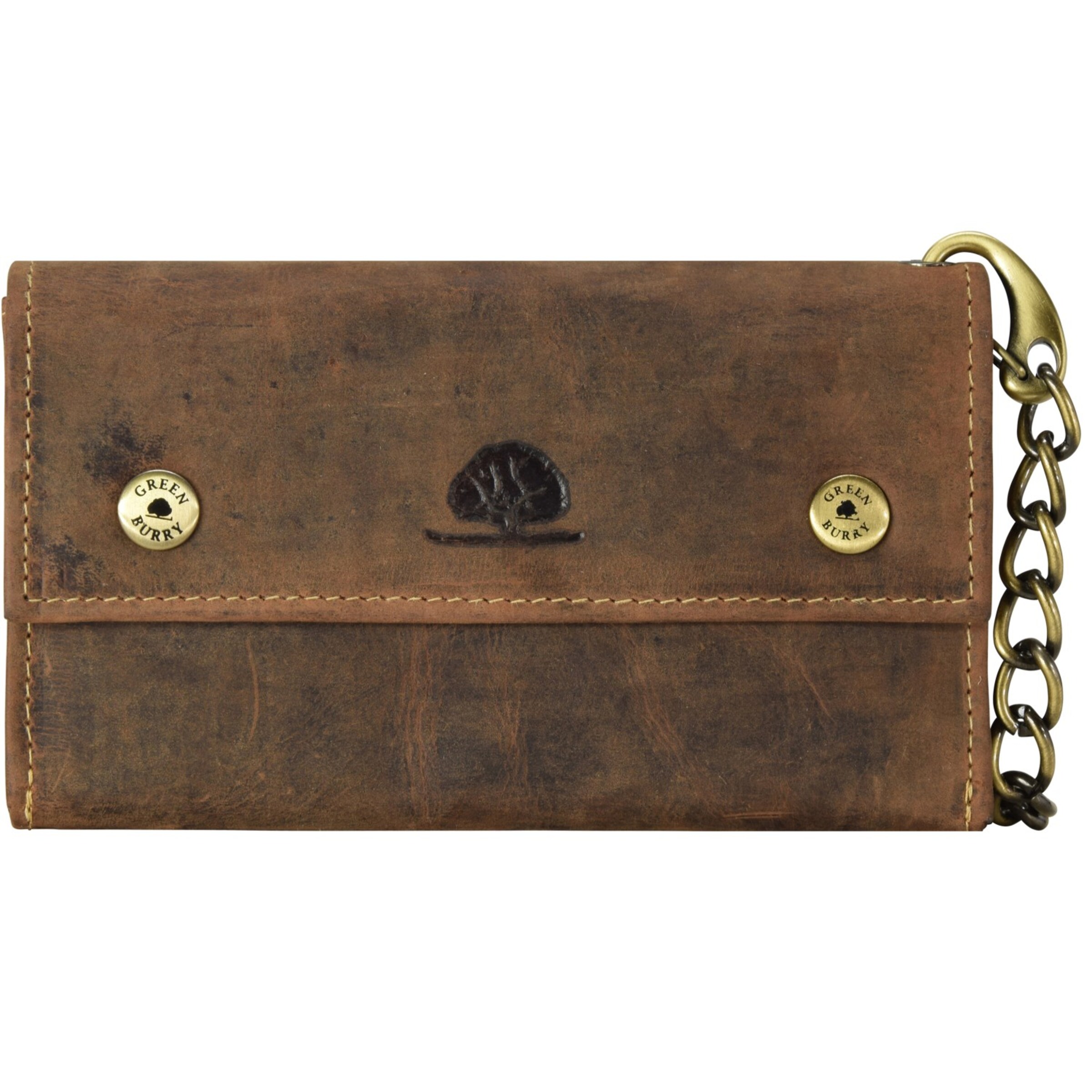 GREENBURRY Geldbörse in Braun: Vorderseite