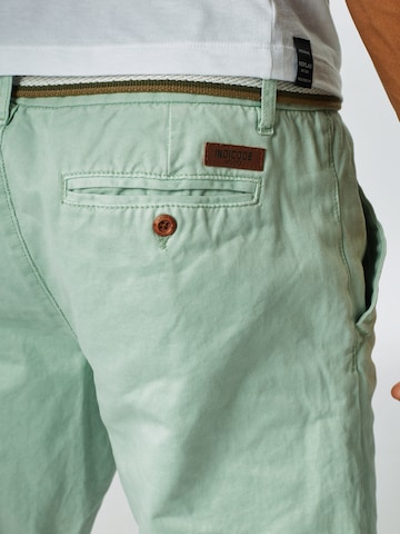 INDICODE JEANSregular Chino hlače 'Royce' - zelena boja