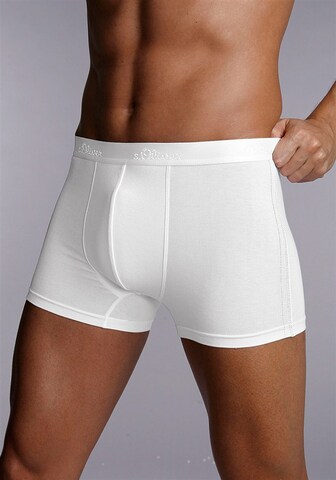 s.Oliver Boxer shorts in White: front