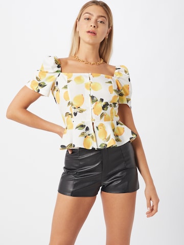 Missguided Blúz - sárga: elől