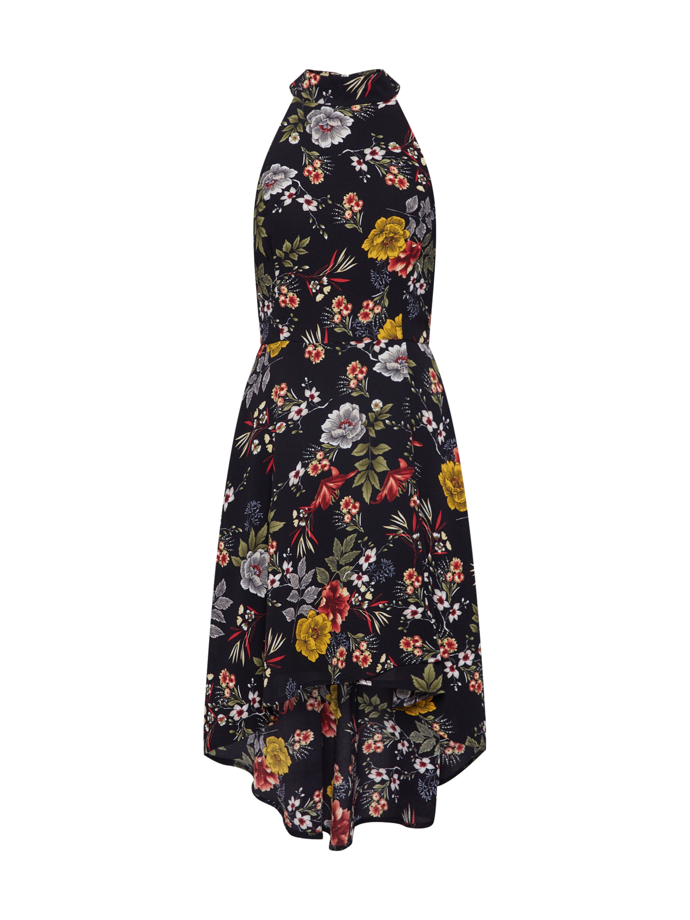 Mela London - Zomerjurk 'SECRET GARDEN' in de kleur Zwart