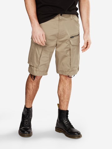 G-Star RAW Cargo Pants 'Rovic Relaxed' in Beige: front