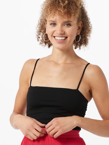 Gina Tricot Top 'Scarlet' in Schwarz: predná strana