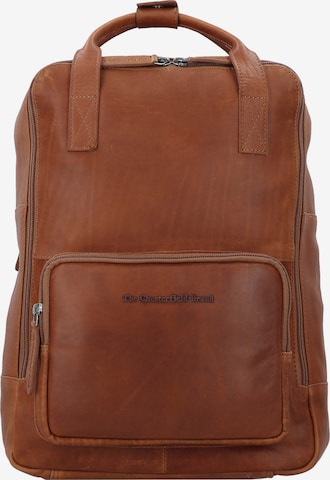 The Chesterfield Brand Backpack 'Wax Pull Up' in Brown: front