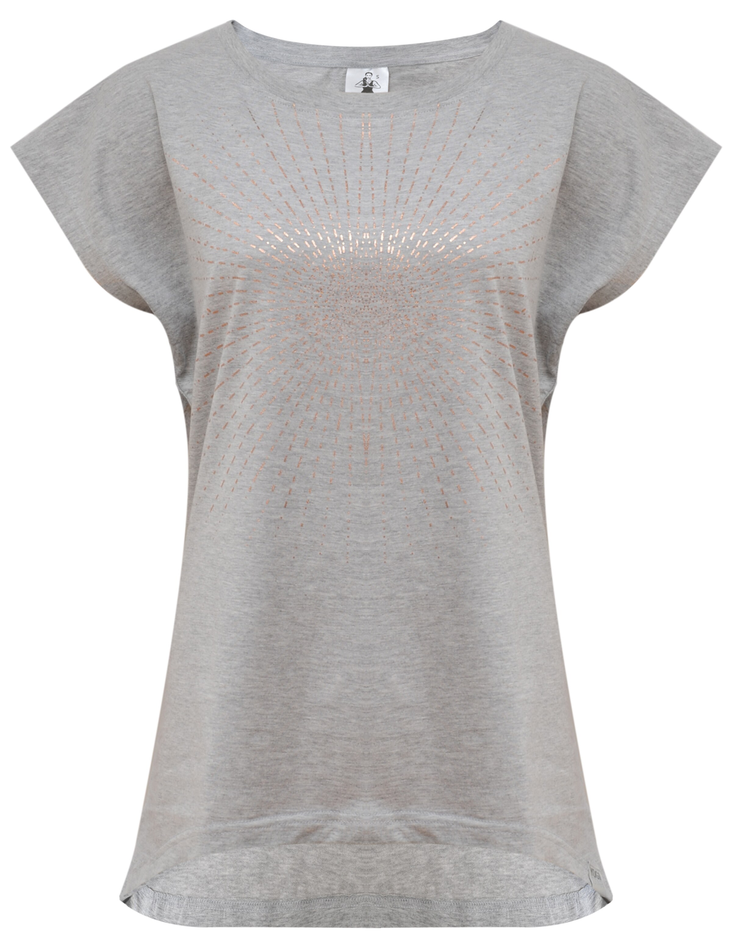 YOGISTAR.COM - T-shirt 'Batwing Sunray' in kupfer