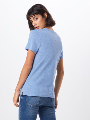 T-shirt Superdry en bleu : derrière