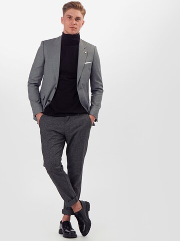 BURTON MENSWEAR LONDON Slimfit Businesskavaj i grå