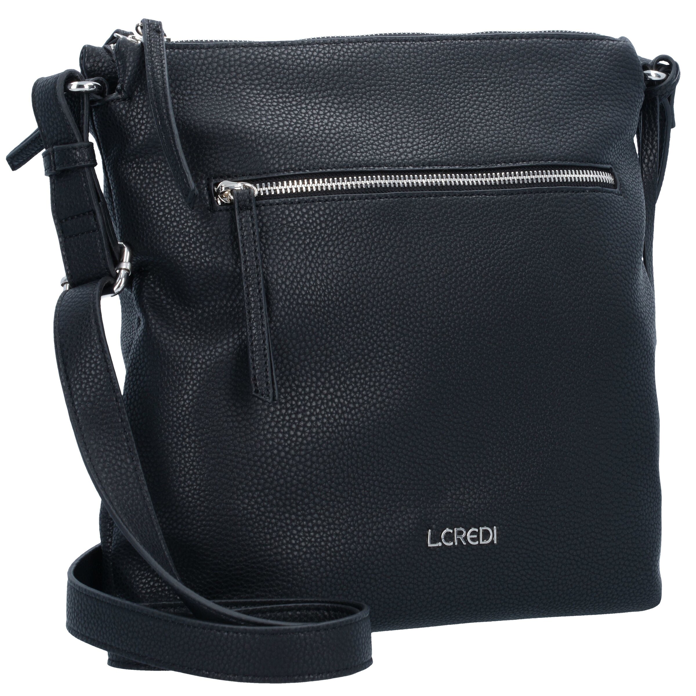 Sac à bandoulière 'New Orleans' L.CREDI en noir