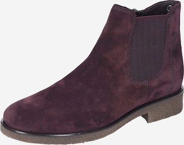 GABOR Chelsea boots in Rood: voorkant