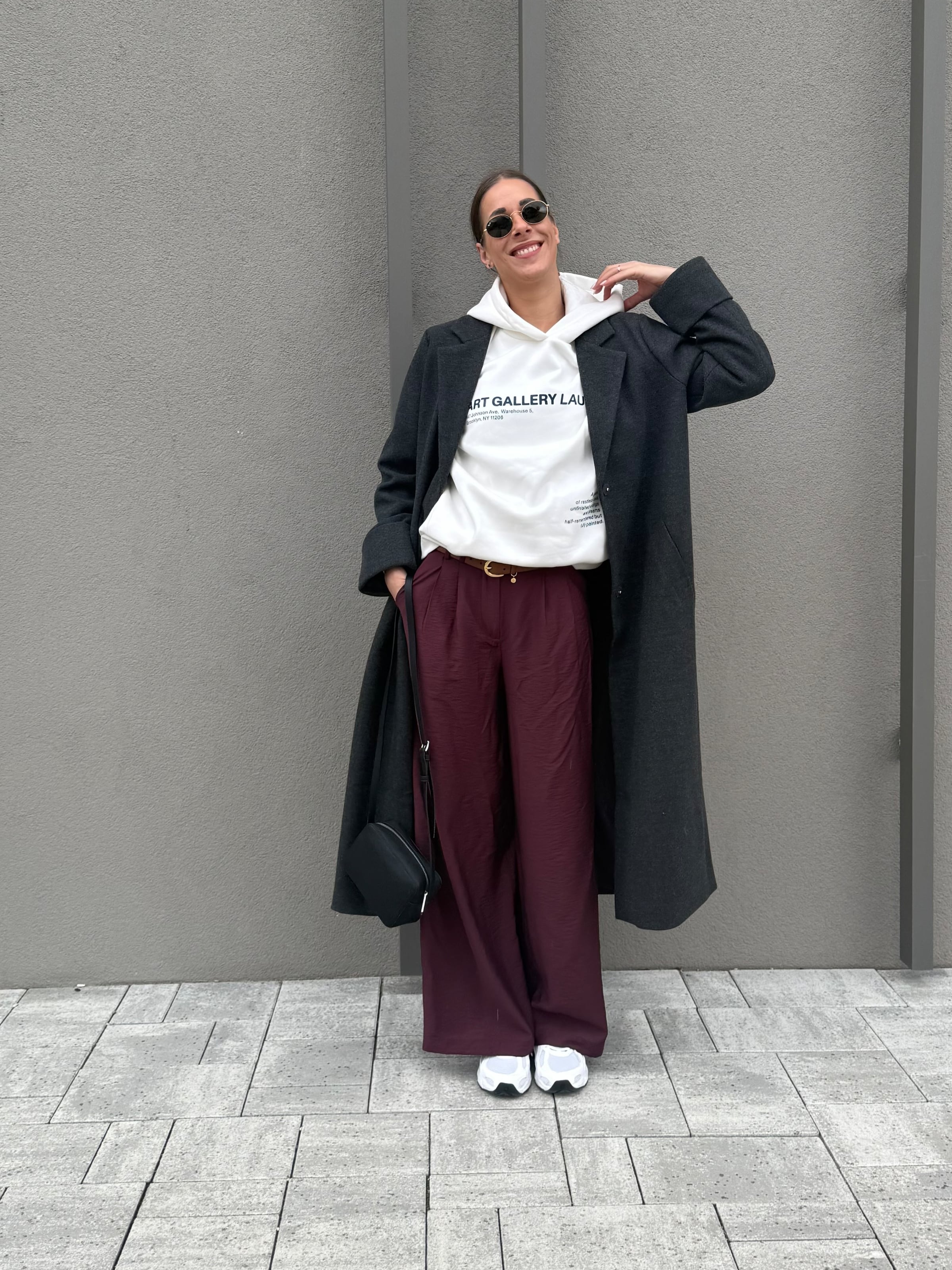 Lucia P. - Burgundy Pants Looks