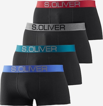 Boxers s.Oliver en noir : devant