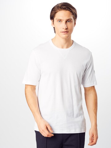 T-Shirt Calvin Klein Jeans en blanc : devant