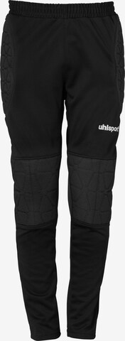 UHLSPORT Regular Workout Pants 'ANATOMIC KEVLAR' in Black: front