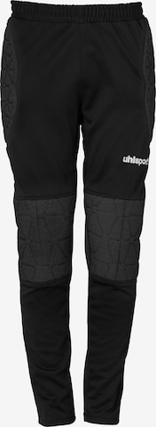 UHLSPORT Regular Workout Pants 'ANATOMIC KEVLAR' in Black: front