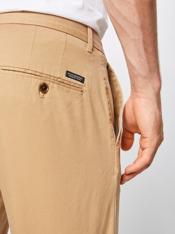 SCOTCH & SODA - Regular Calças chino 'Stuart' em bege