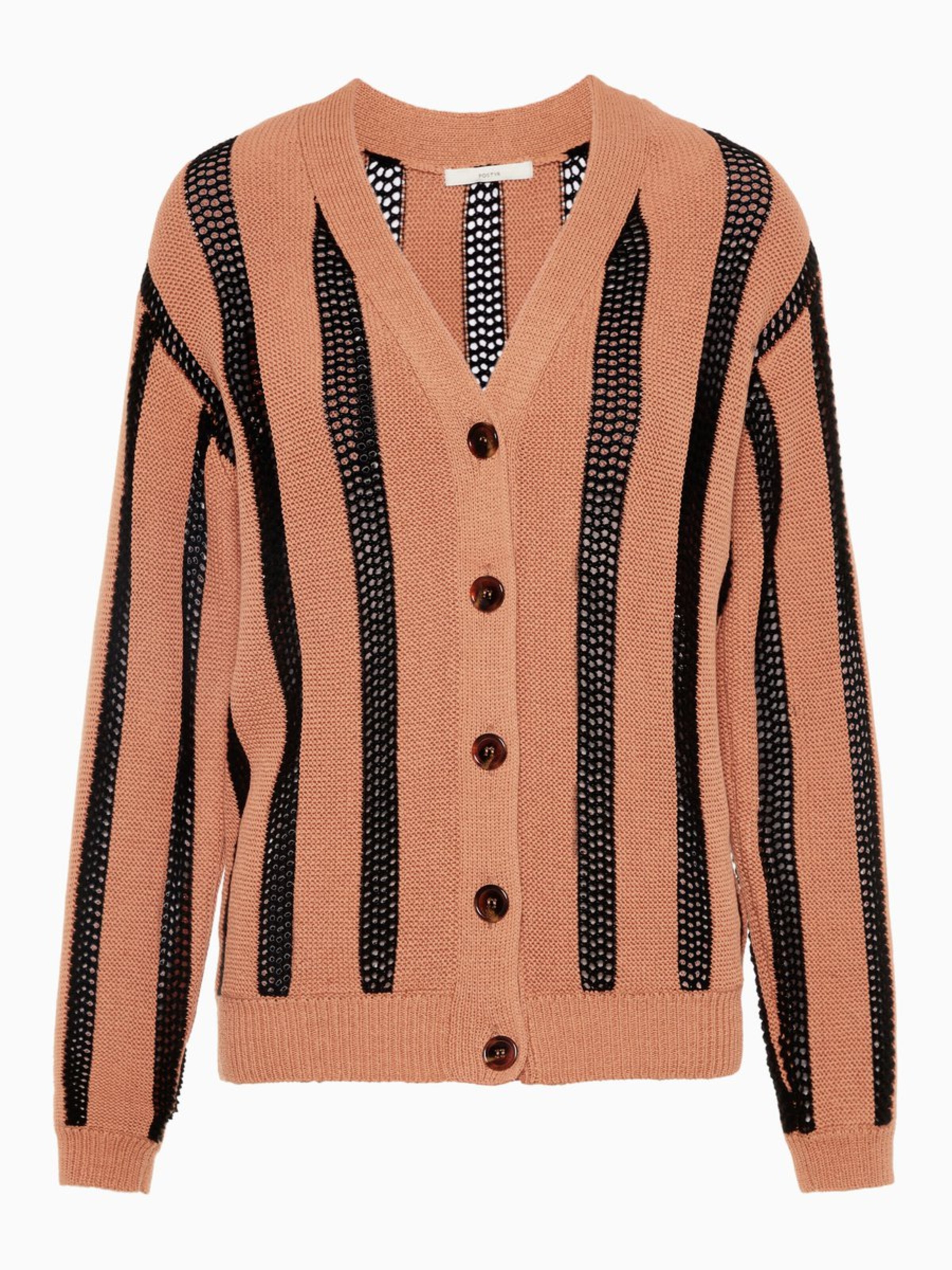 POSTYR - Strickjacke in apricot