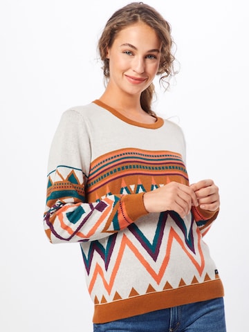 Iriedaily Sweater 'Hopi' in Orange: front