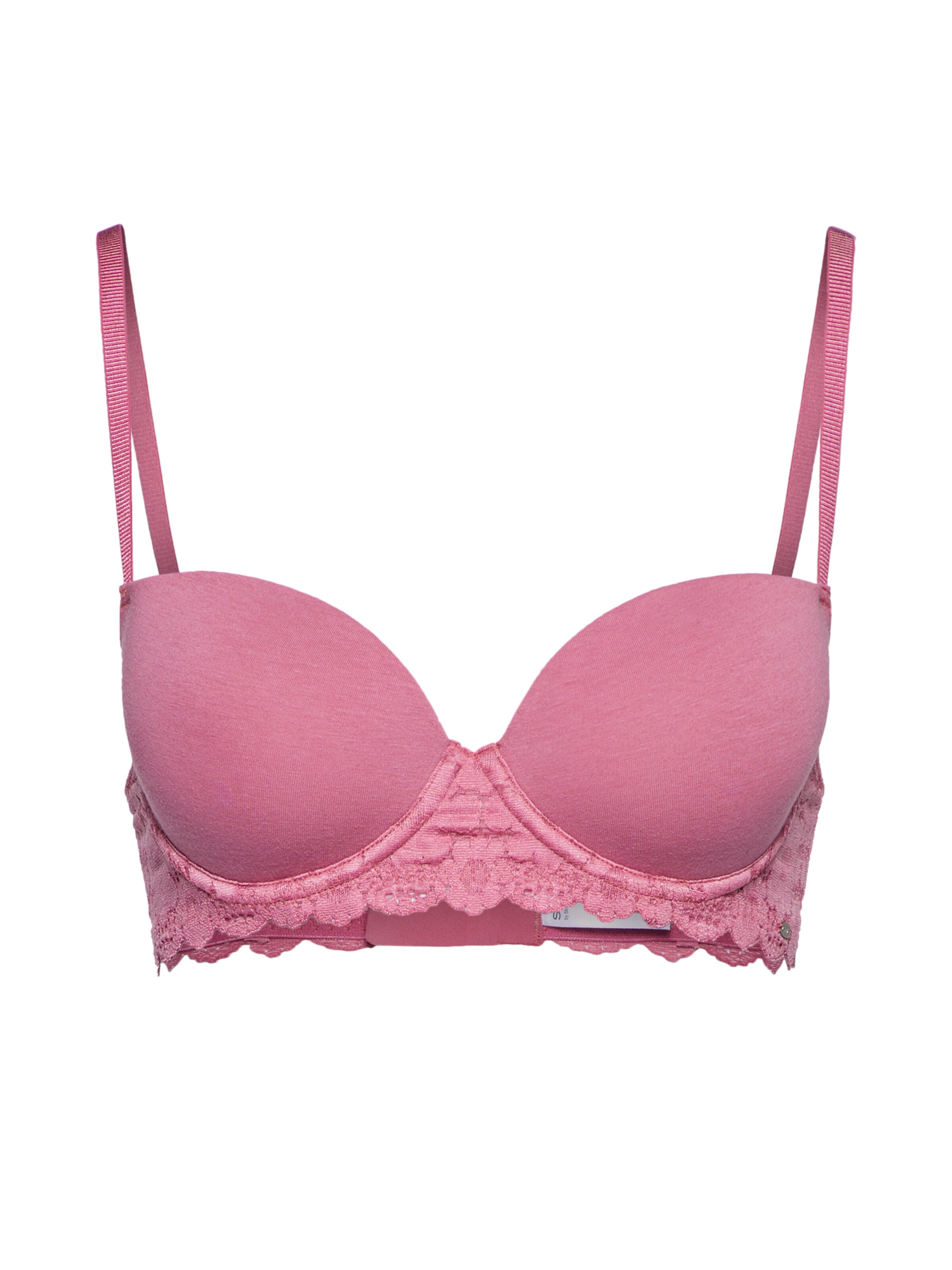 Skiny - BH 'Soft Flower' in dunkelpink