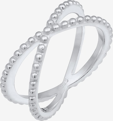 ELLI Ring in Silver: front