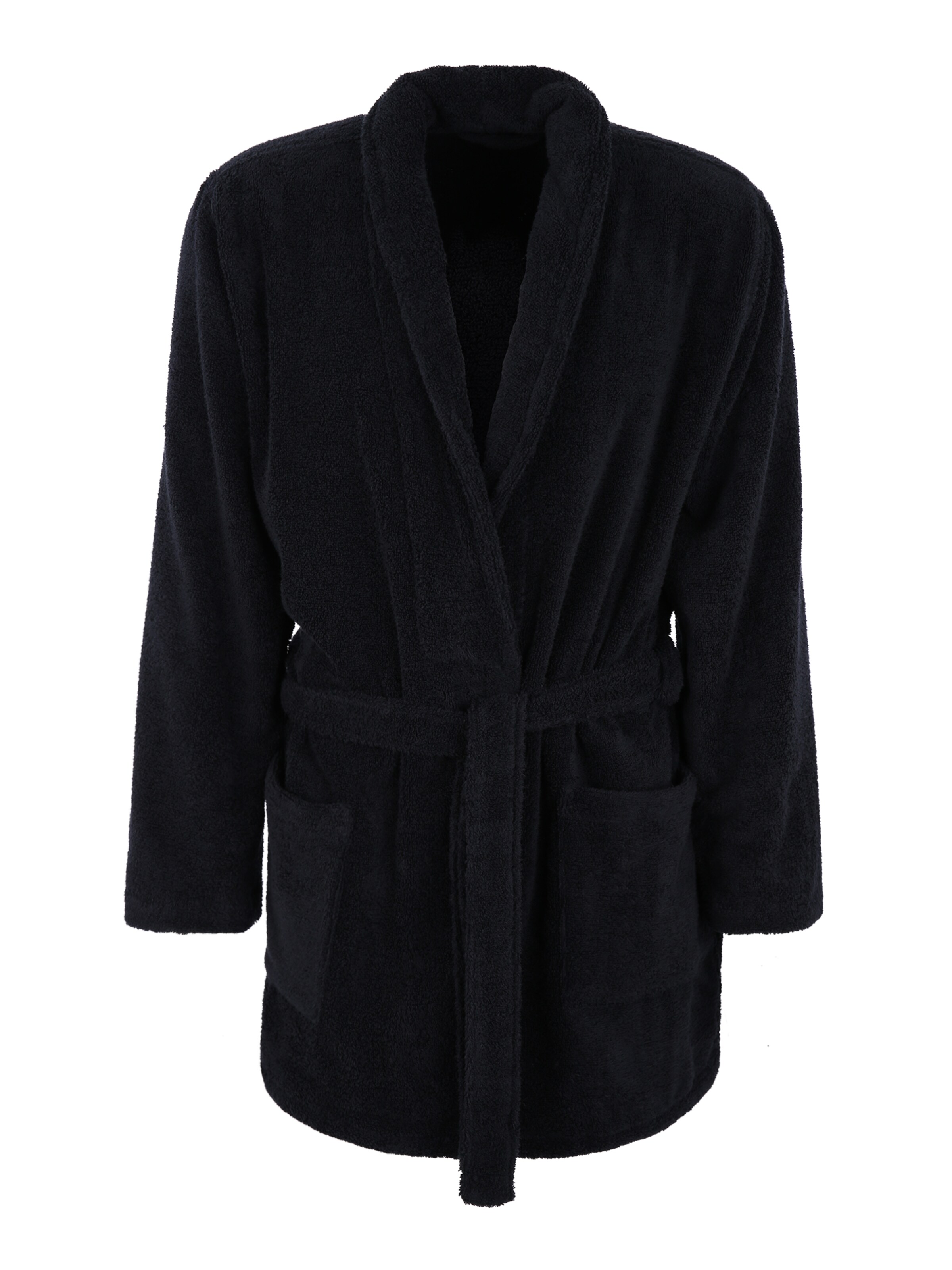 Emporio Armani - Badjas kort in de kleur Donkerblauw