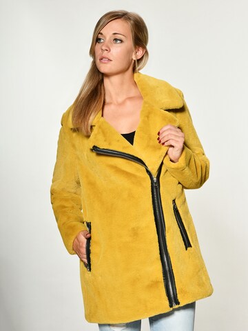 Maze Between-Season Jacket 'Monrovia' in Yellow: front