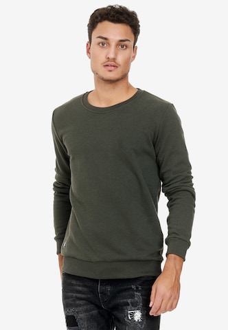 Redbridge Sweatshirt in Groen: voorkant