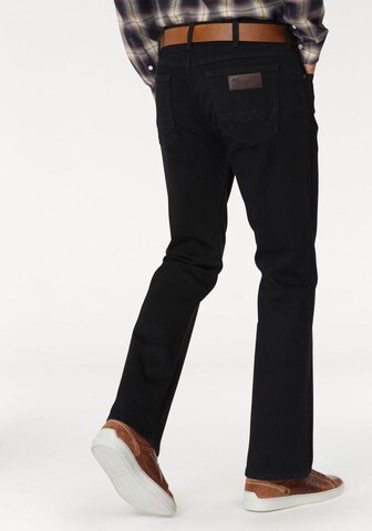 WRANGLER Bootcut Bootcut-Jeans 'Jacksville' in Schwarz