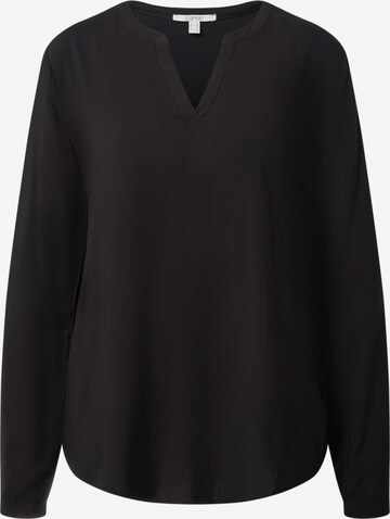 ESPRIT - Blusa en negro: frente