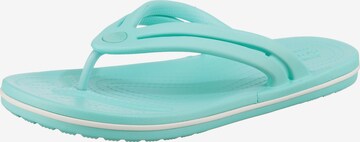 Crocs T-Bar Sandals 'Crocband' in Blue: front