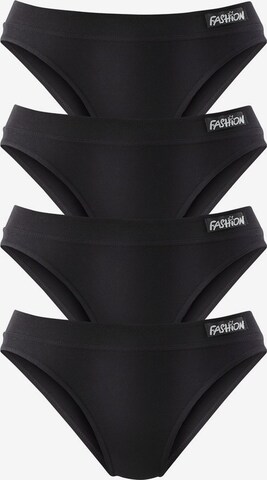 Slip di GO IN in nero: frontale