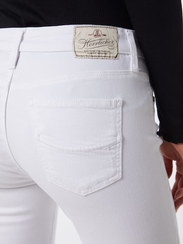 Skinny Jean 'Super G Slim Drill Stretch' Herrlicher en blanc