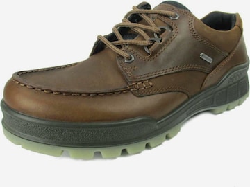 ECCO Lace-Up Shoes in Brown: front