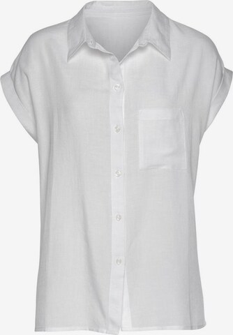 LASCANA Blouse in White: front