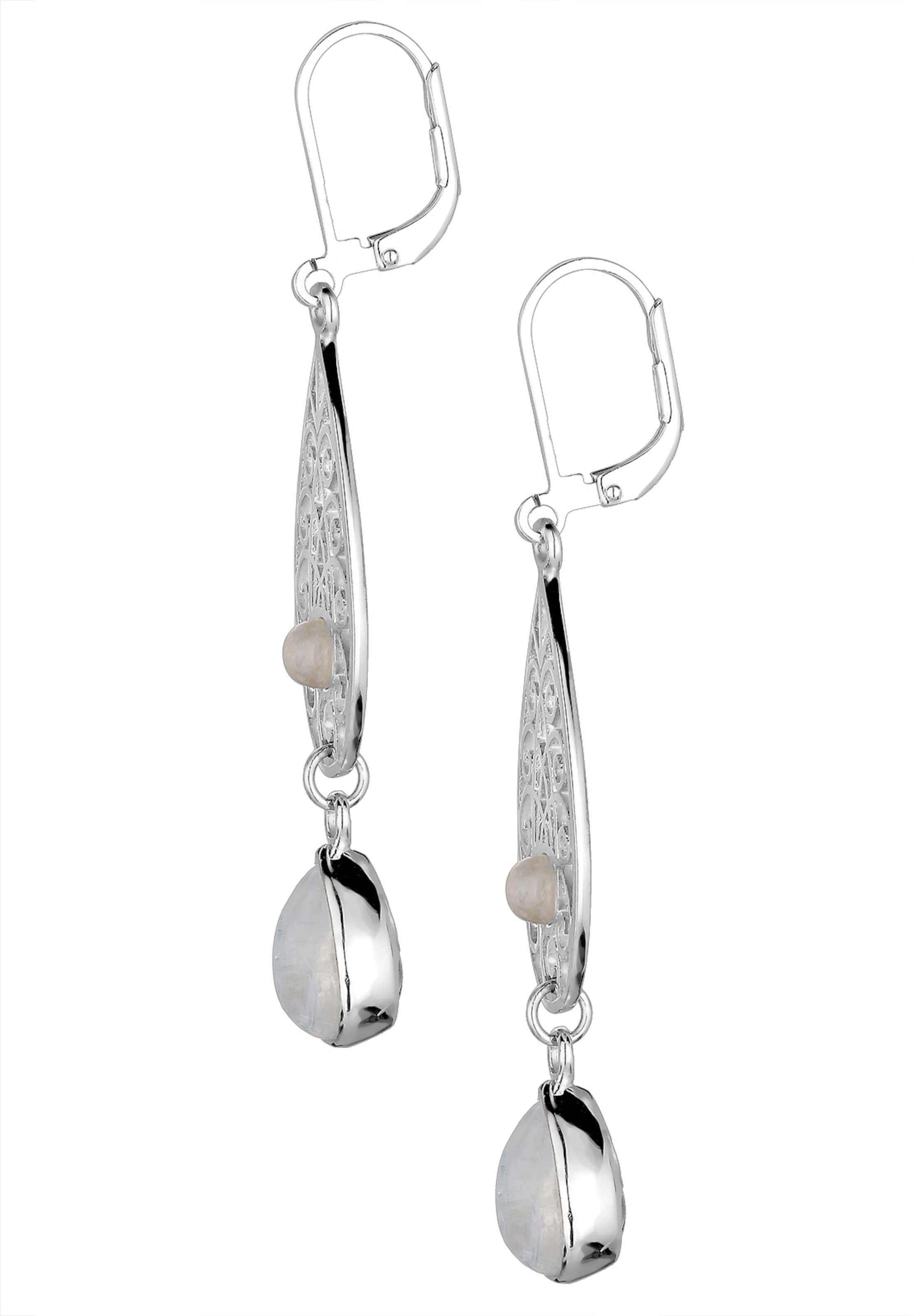 ELLI Earrings 'Tropfen' in Silver