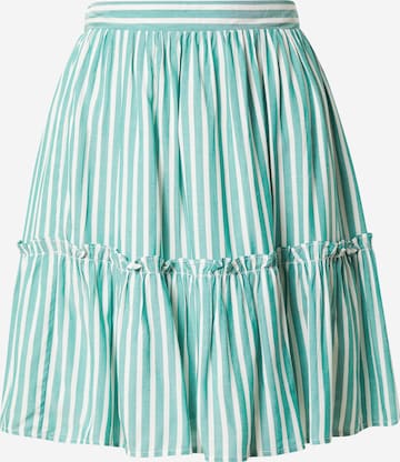 VILA Skirt in Green: front