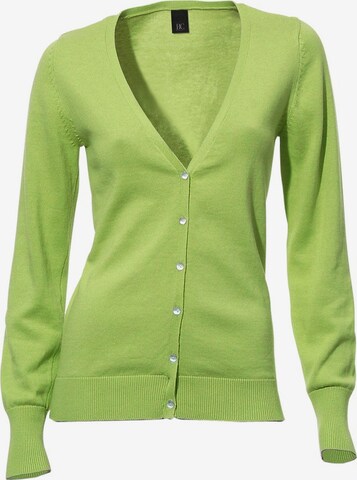 heine Knit cardigan in Green: front