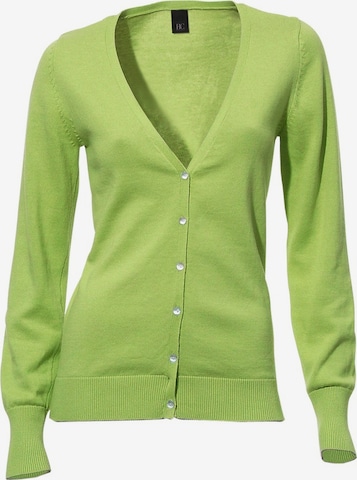 heine Плетена жилетка в зелено: отпред