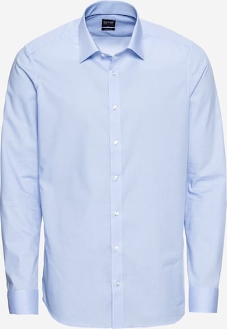 Coupe slim Chemise business 'Level 5' OLYMP en bleu : devant