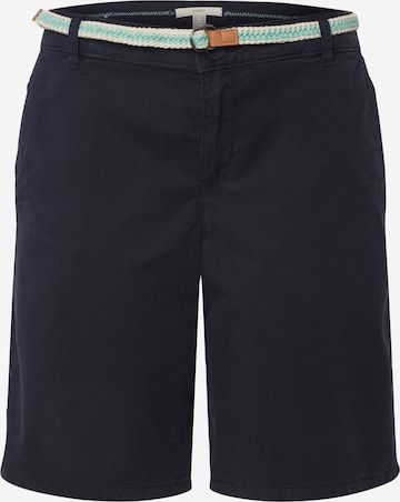 ESPRIT Regular Chino in Blauw: voorkant