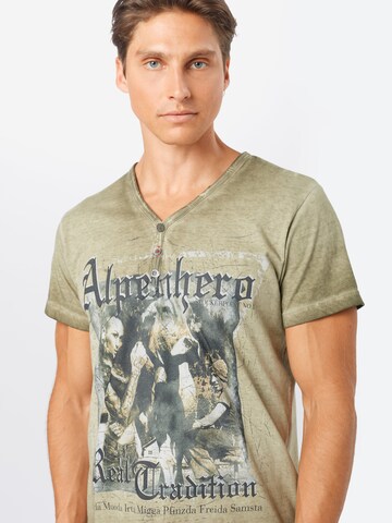 STOCKERPOINT Klederdracht shirt 'Alpenhero' in Groen