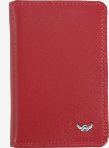 Astuccio 'Polo' di GOLDEN HEAD in rosso: frontale