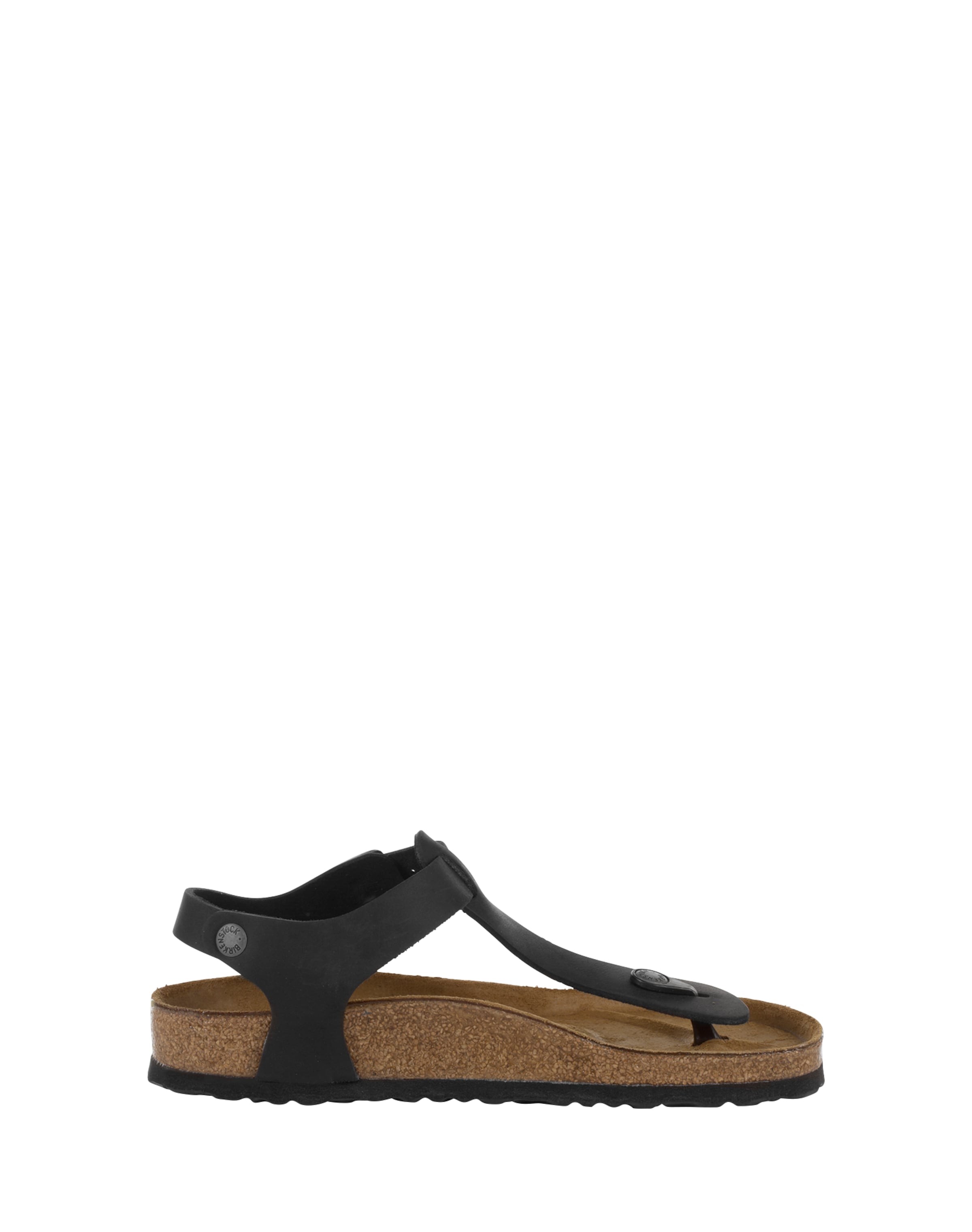 BIRKENSTOCK T-Bar Sandals 'Kairo' in Black