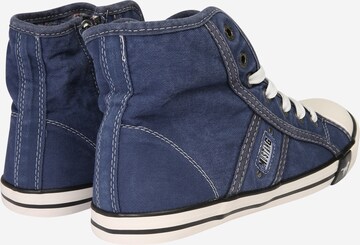 MUSTANG Sneakers hoog in Blauw