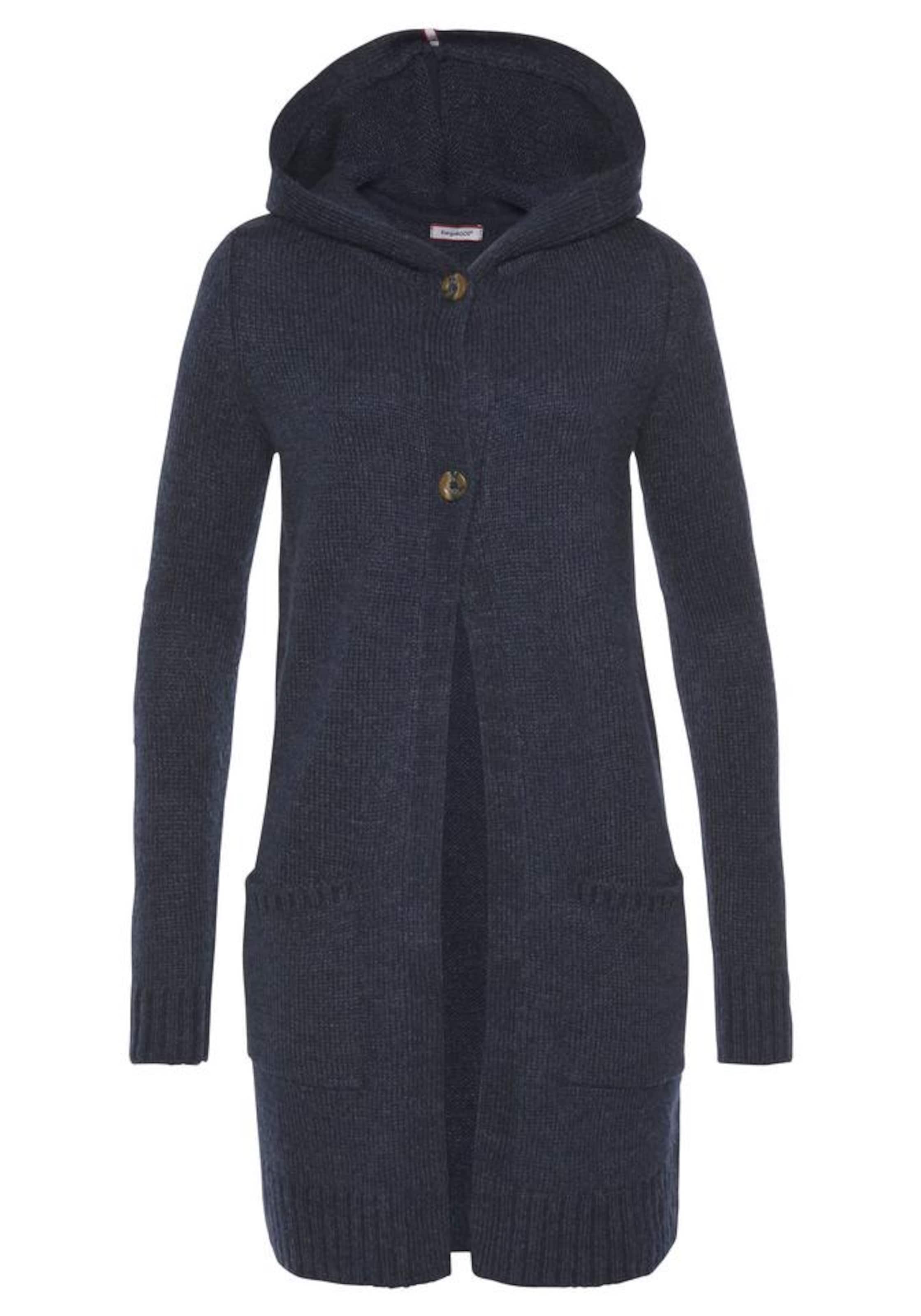 KangaROOS Strickmantel in Blau: Vorderseite