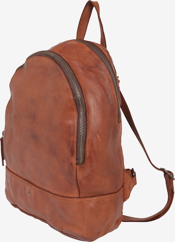 Harbour 2nd Backpack 'Meghan' in Brown: side